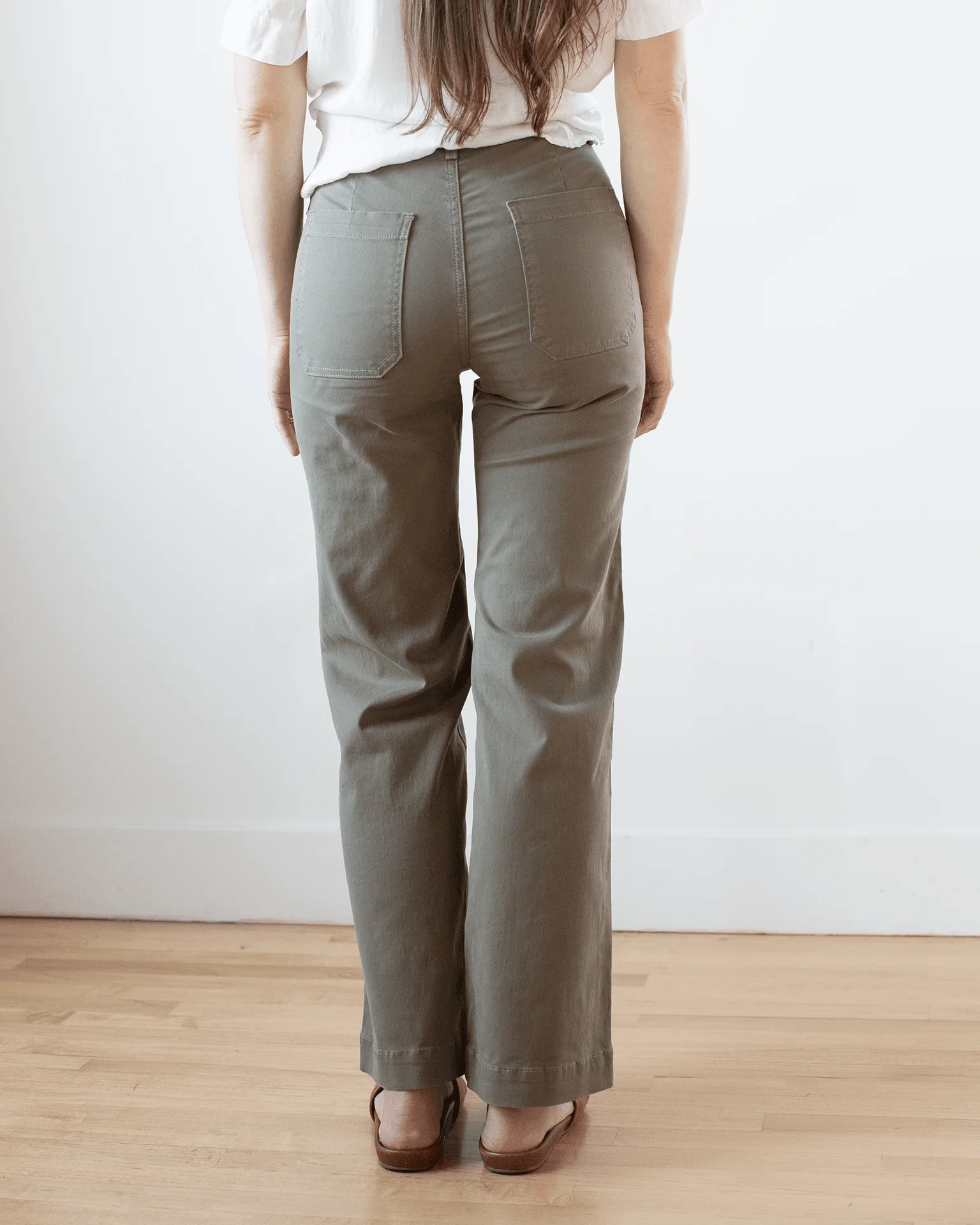 Sailor Twill Pant in Olive - Image 3