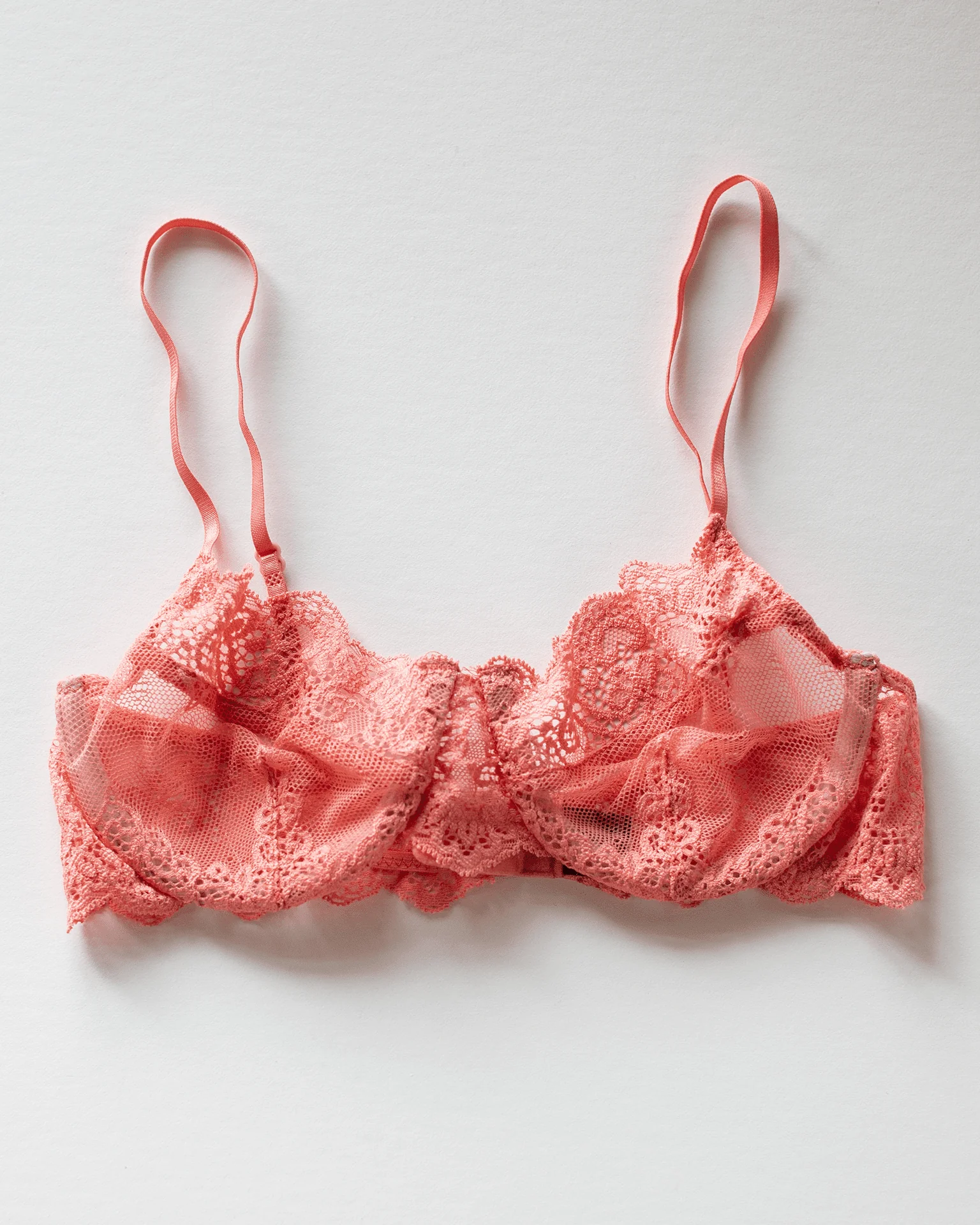 Underwire Bra & Hipster Set in Tangerine - Image 3
