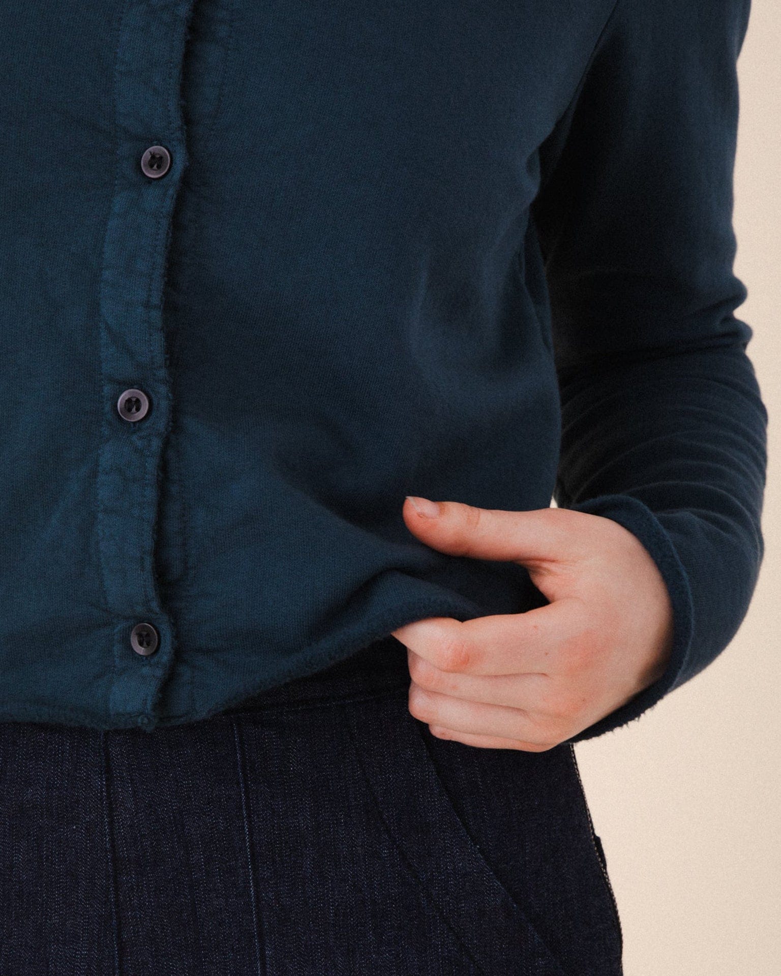Undone Cardi in Atlantic - Image 3