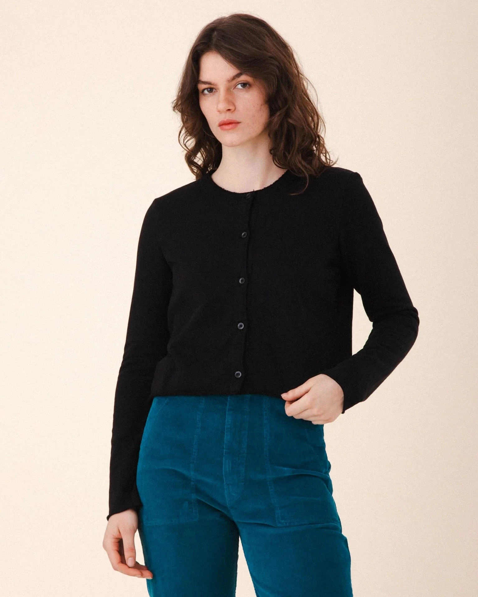 Undone Cardi in Black