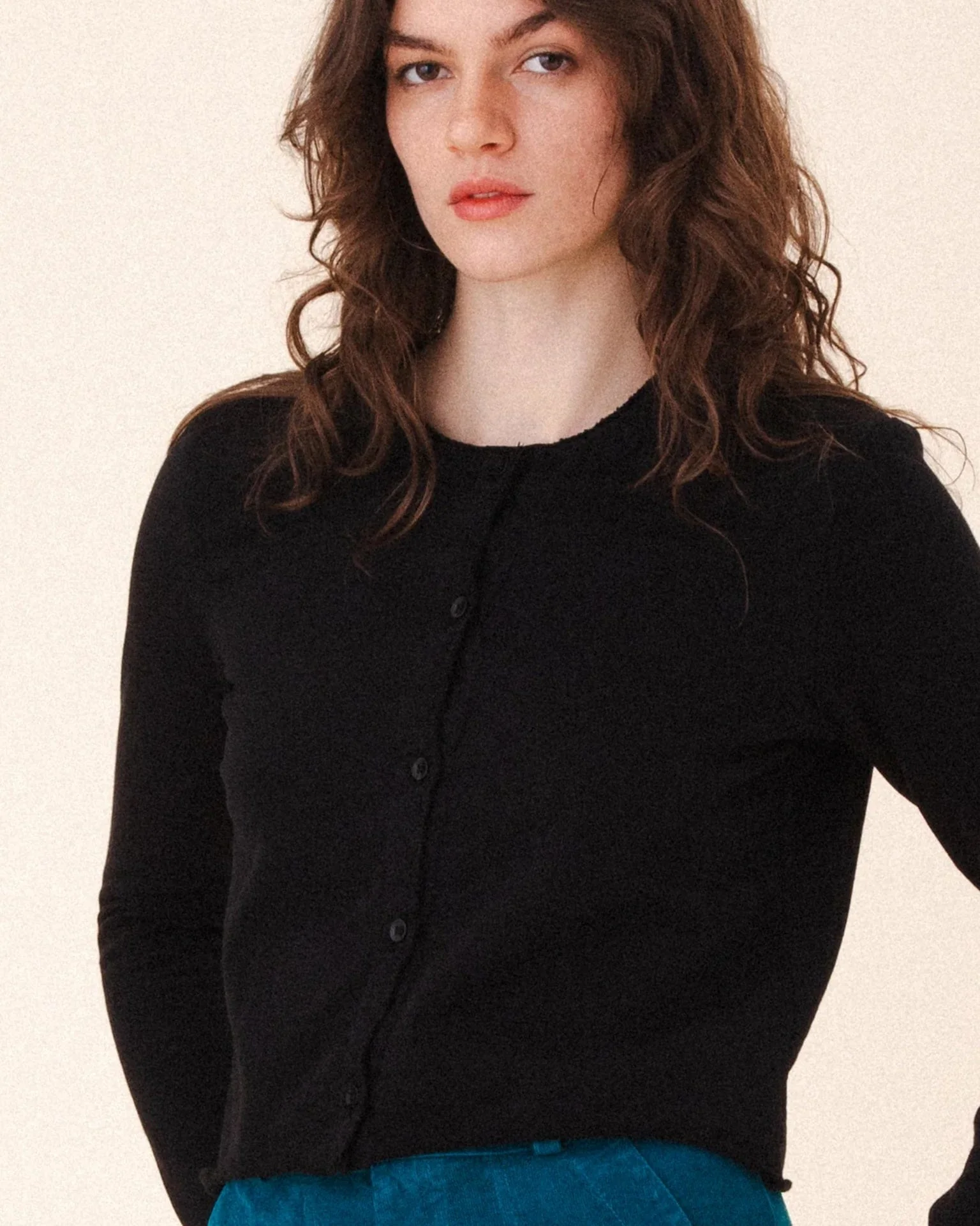 Undone Cardi in Black - Image 2
