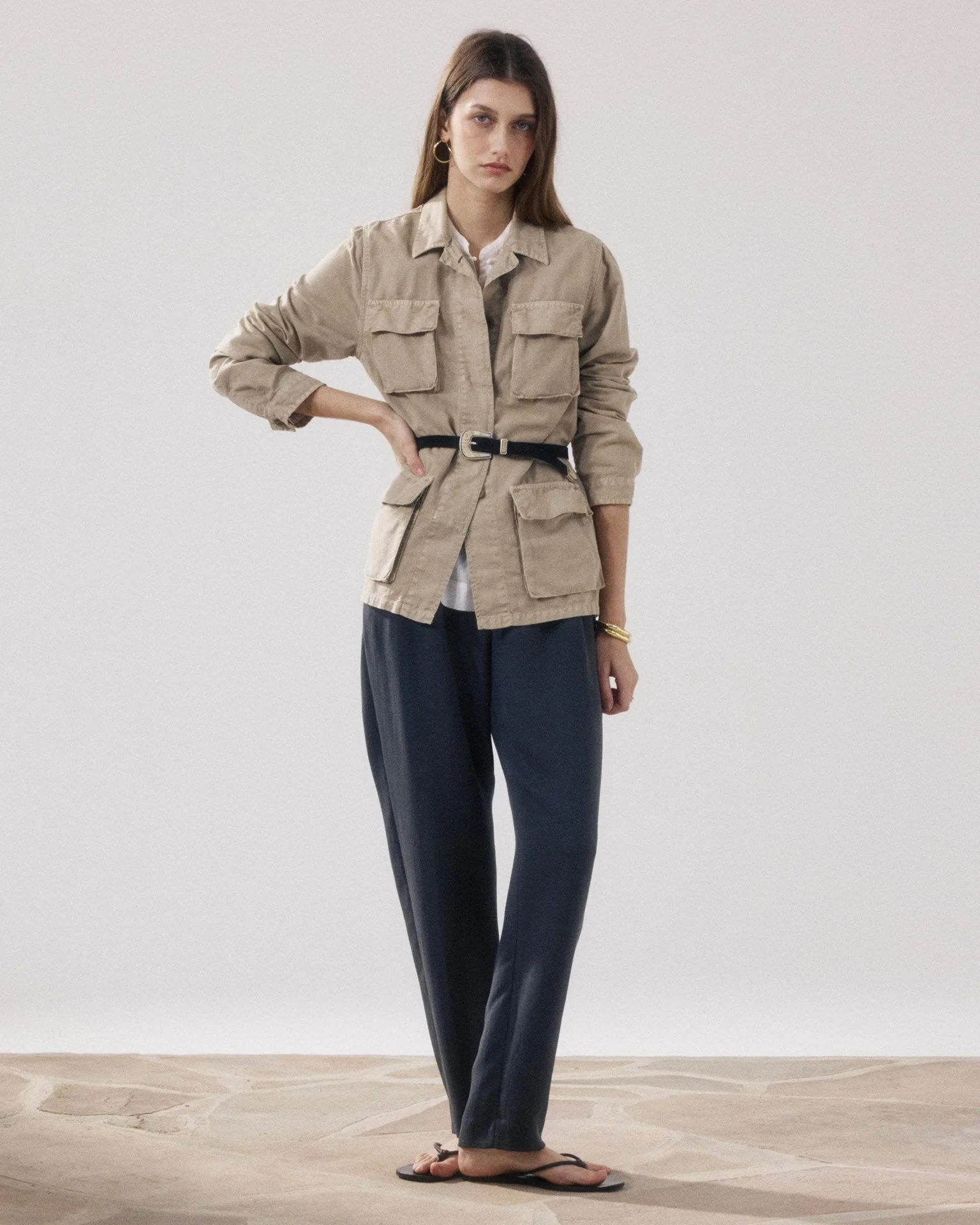 Vea Jacket in Straw - Image 2