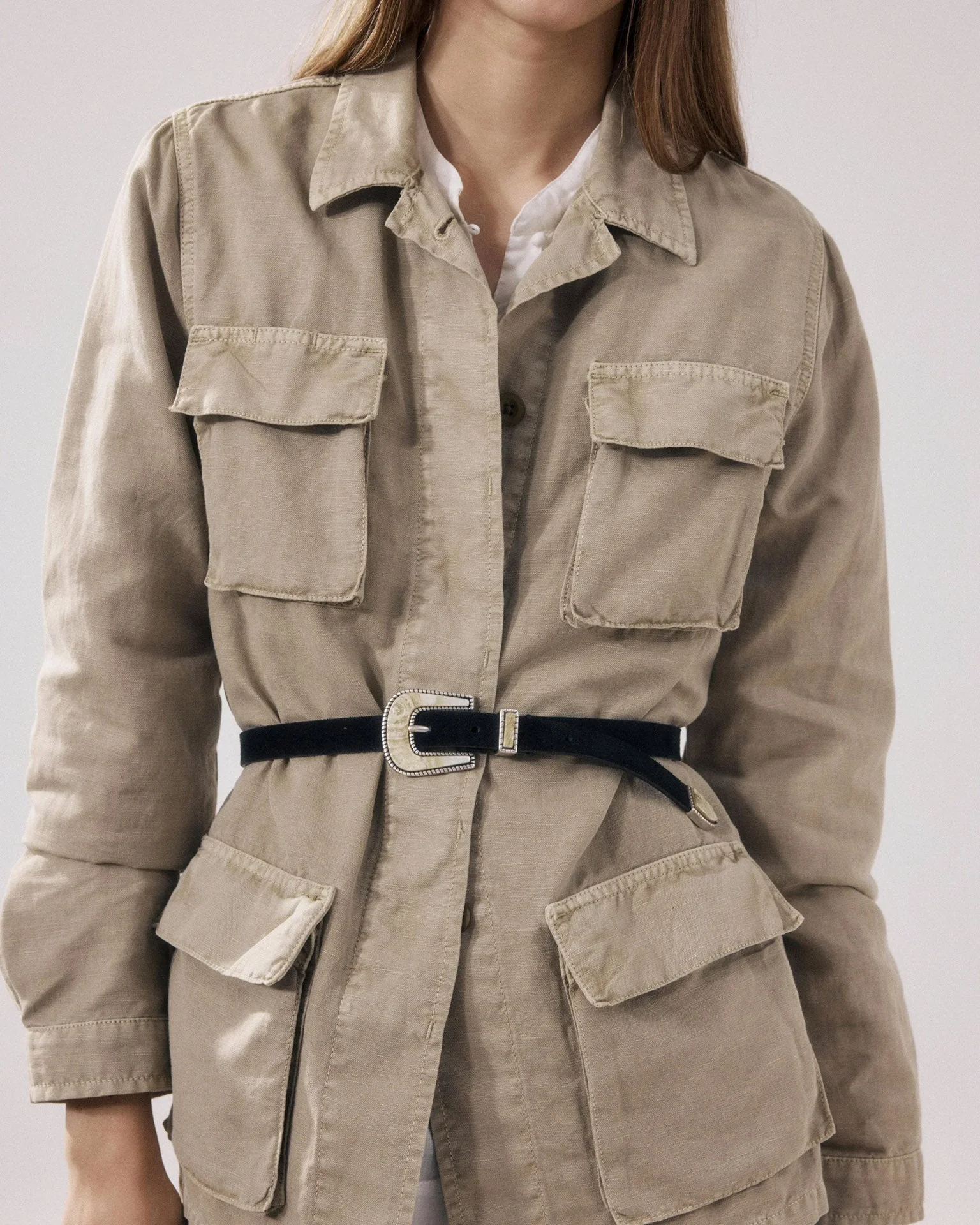 Vea Jacket in Straw - Image 4