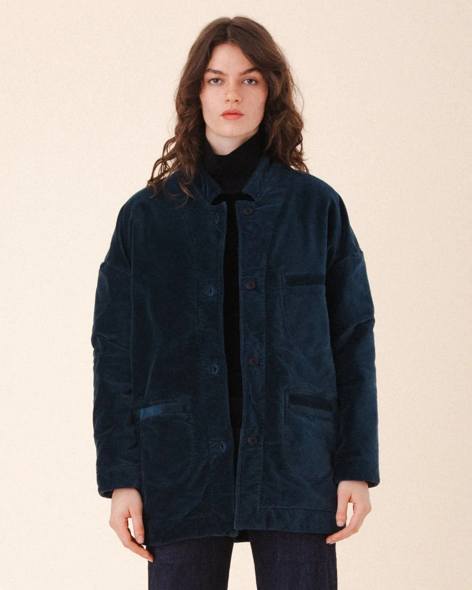 Velvet Soft Blazer in Atlantic