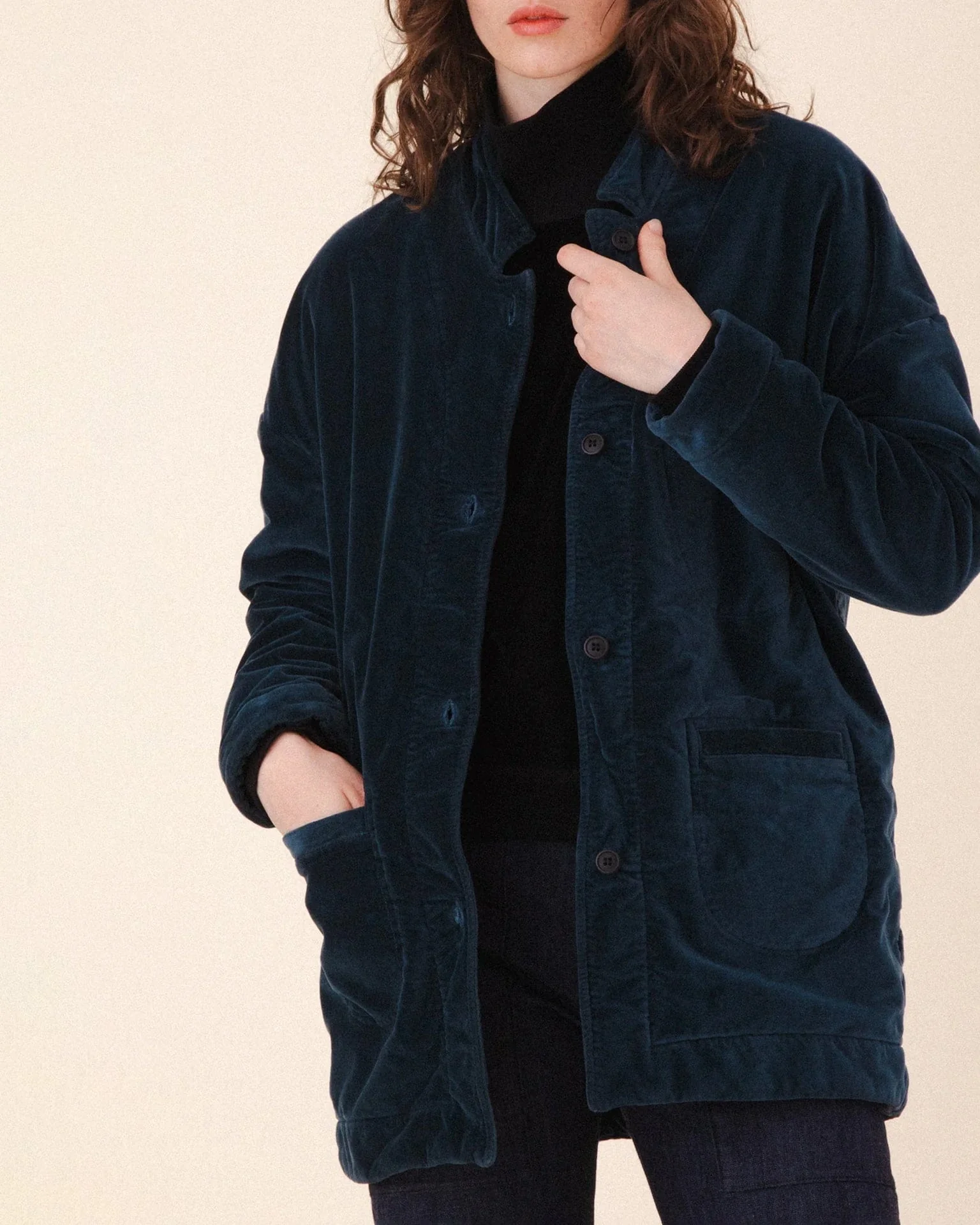 Velvet Soft Blazer in Atlantic - Image 2