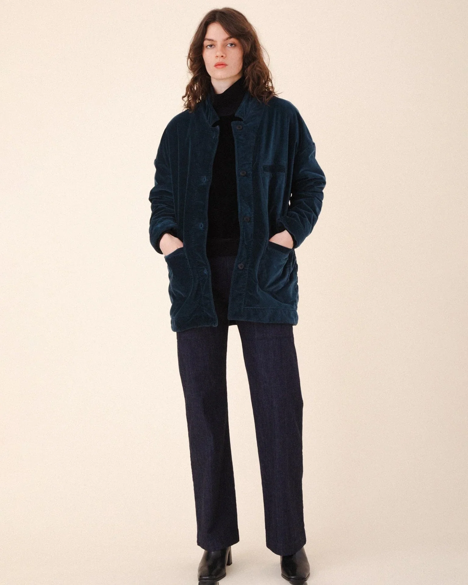 Velvet Soft Blazer in Atlantic - Image 3