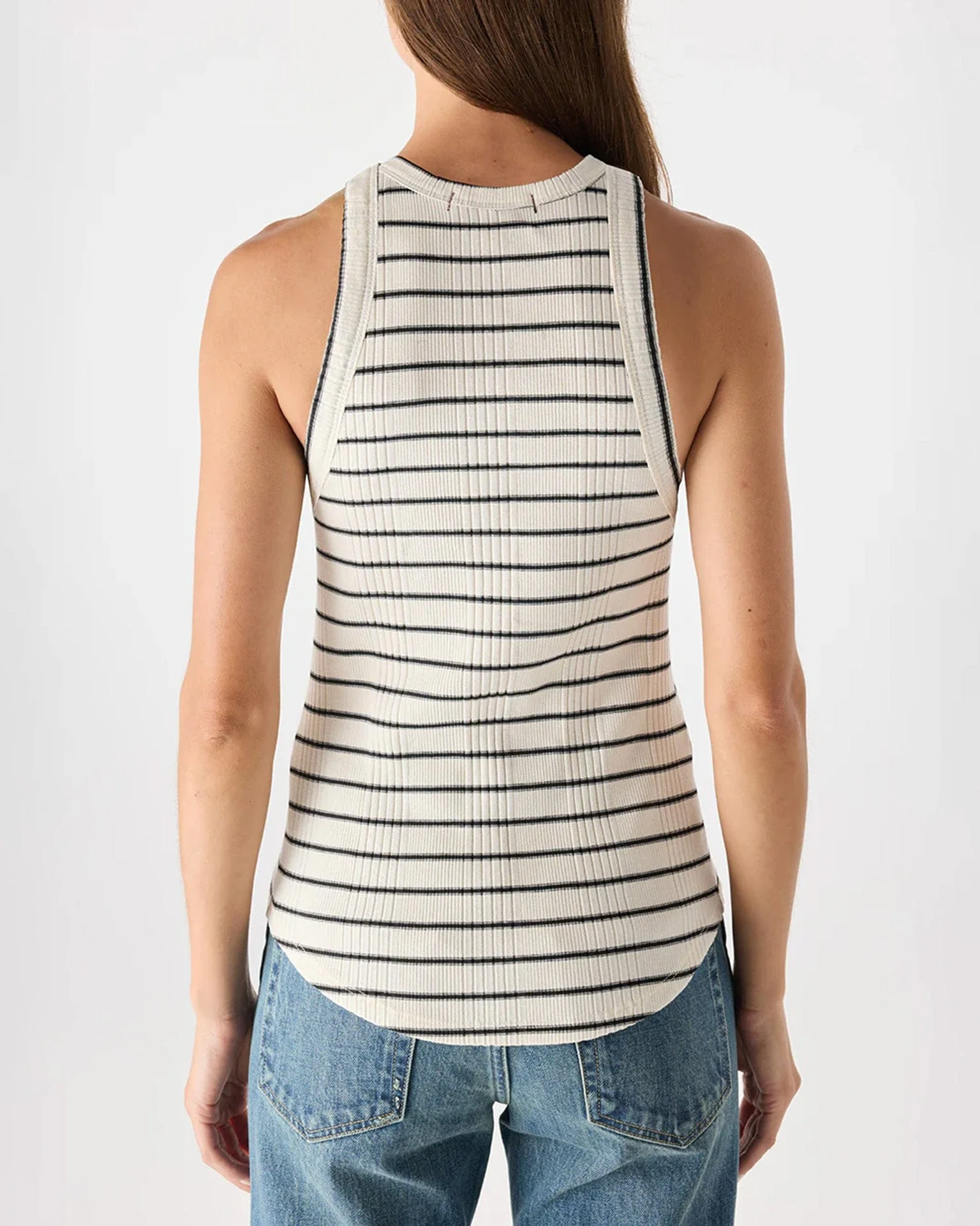 Vera Tank in Natural/Black - Image 3