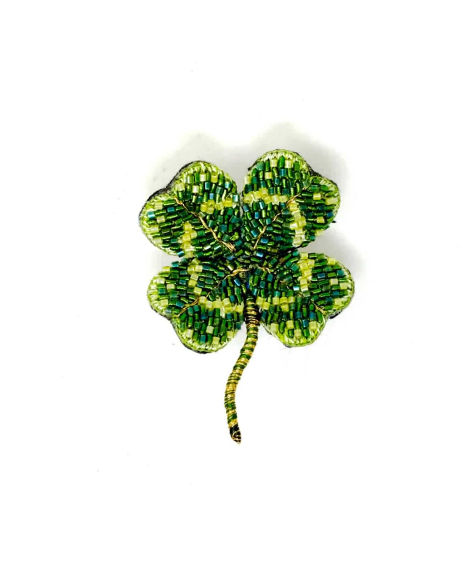 Vintage Clover Brooch Pin