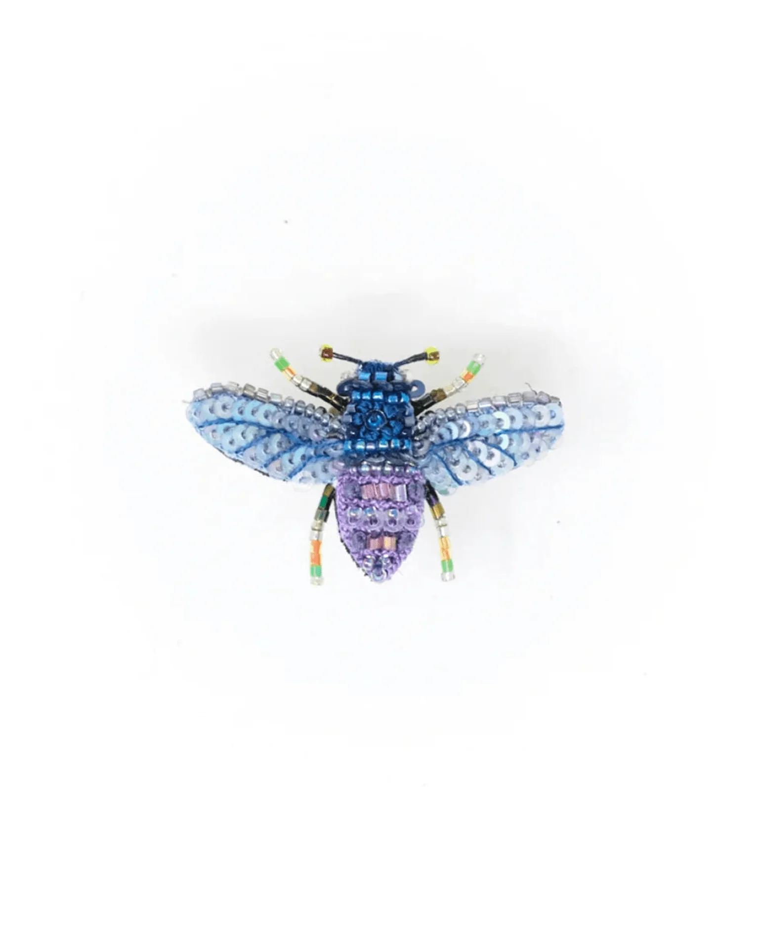 Violet Carpenter Bee Brooch Pin