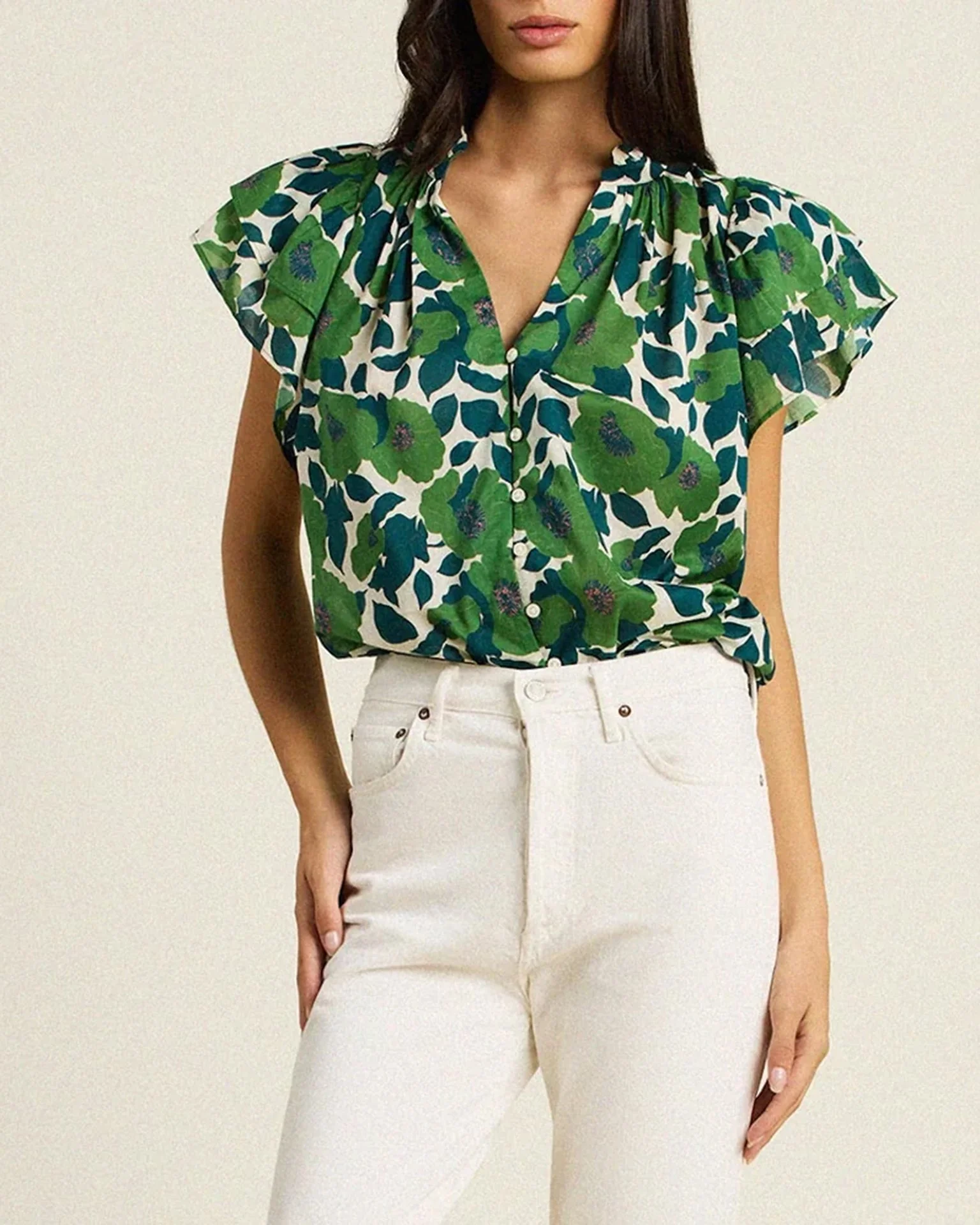 Violette Blouse in Vega Floral