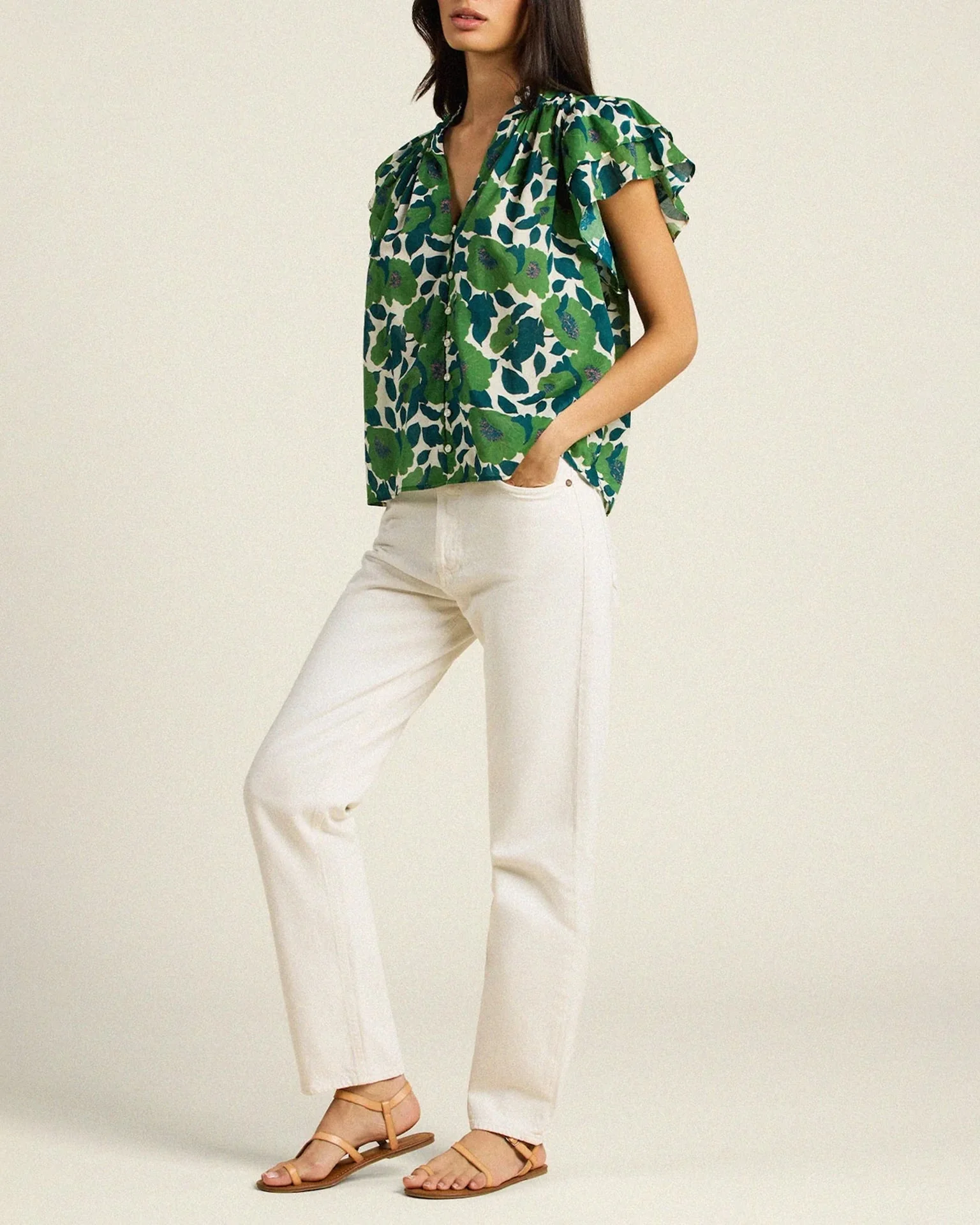 Violette Blouse in Vega Floral - Image 2