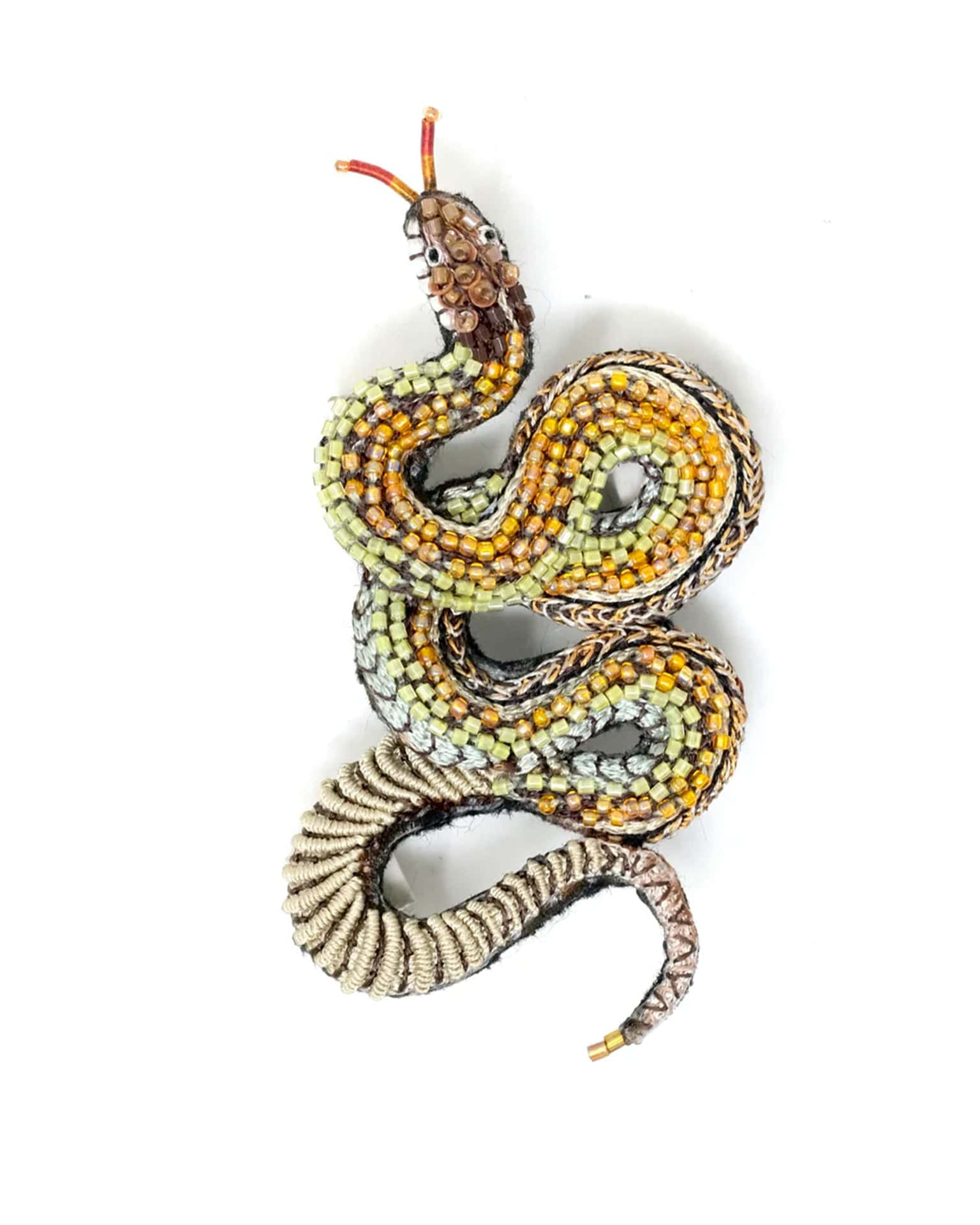 Viper Snake Brooch Pin