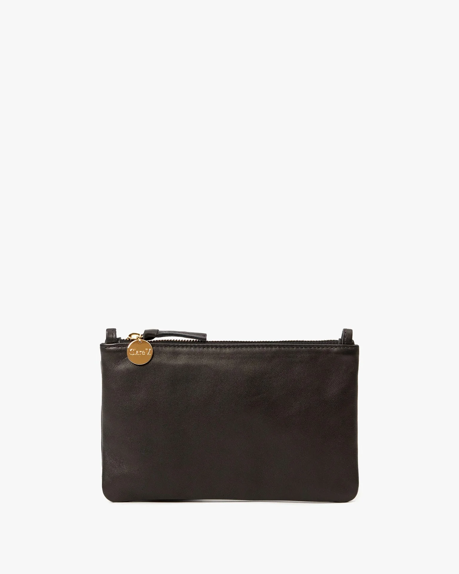 Wallet Clutch w/ Tabs - Italian Nappa in Black