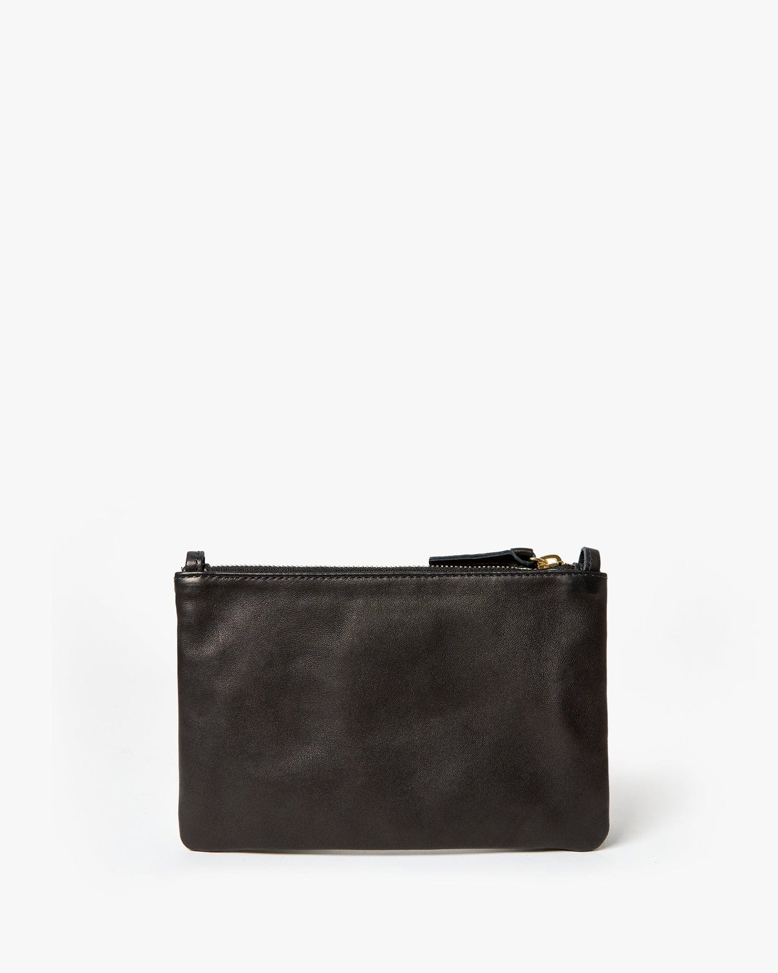 Wallet Clutch w/ Tabs - Italian Nappa in Black - Image 3