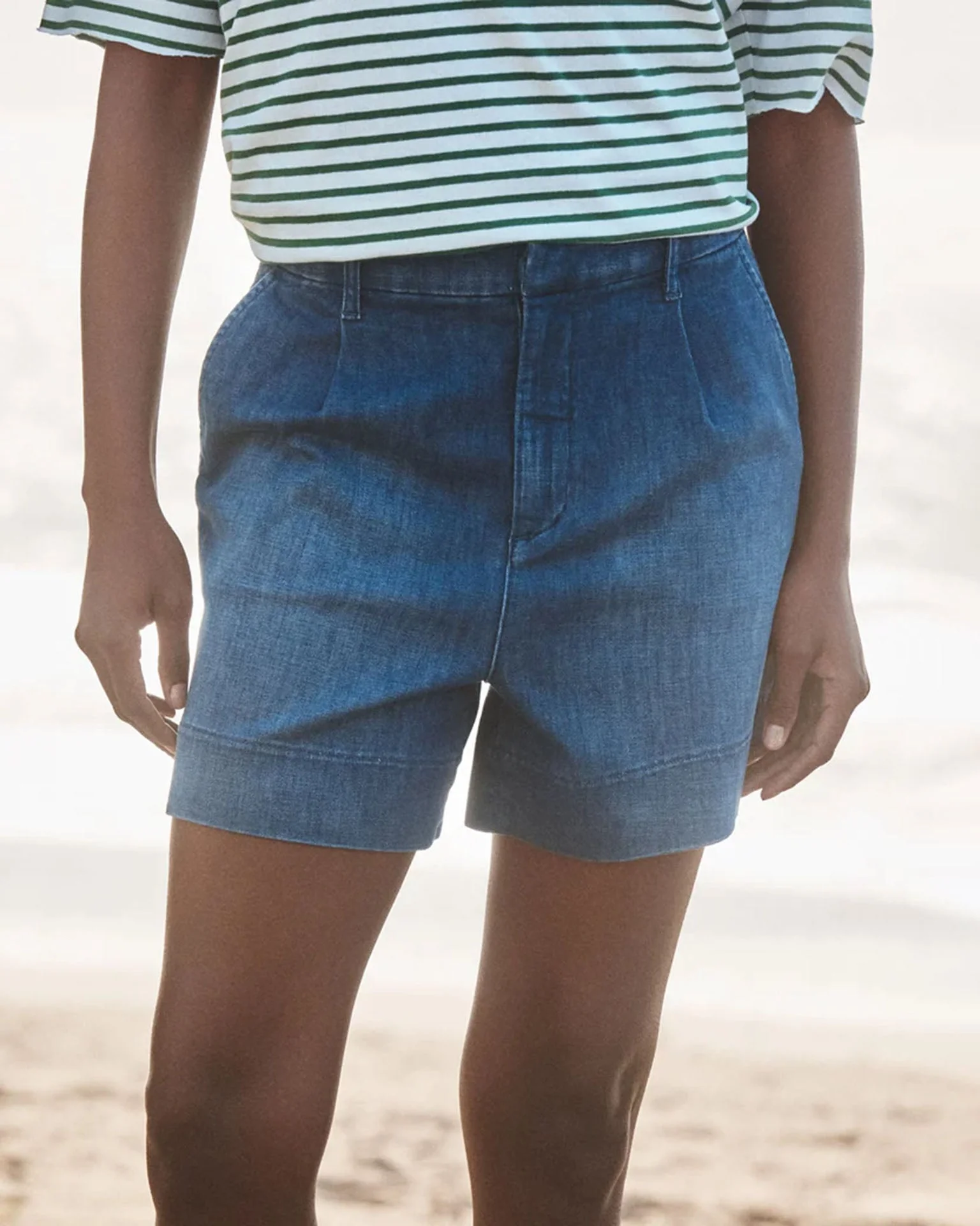 Waterford Walking Short in 1984 Washed Blue