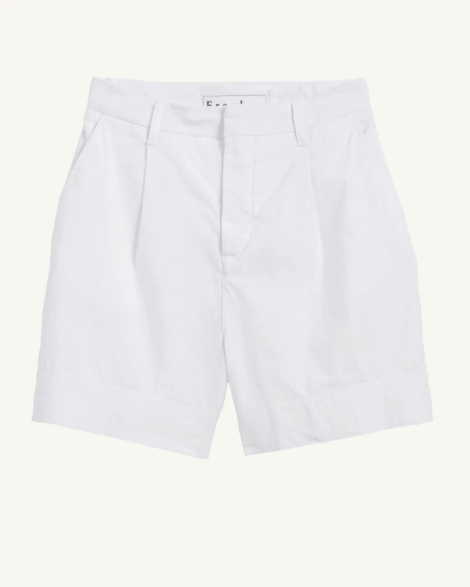 Waterford Walking Short in White Performance Linen - Image 4