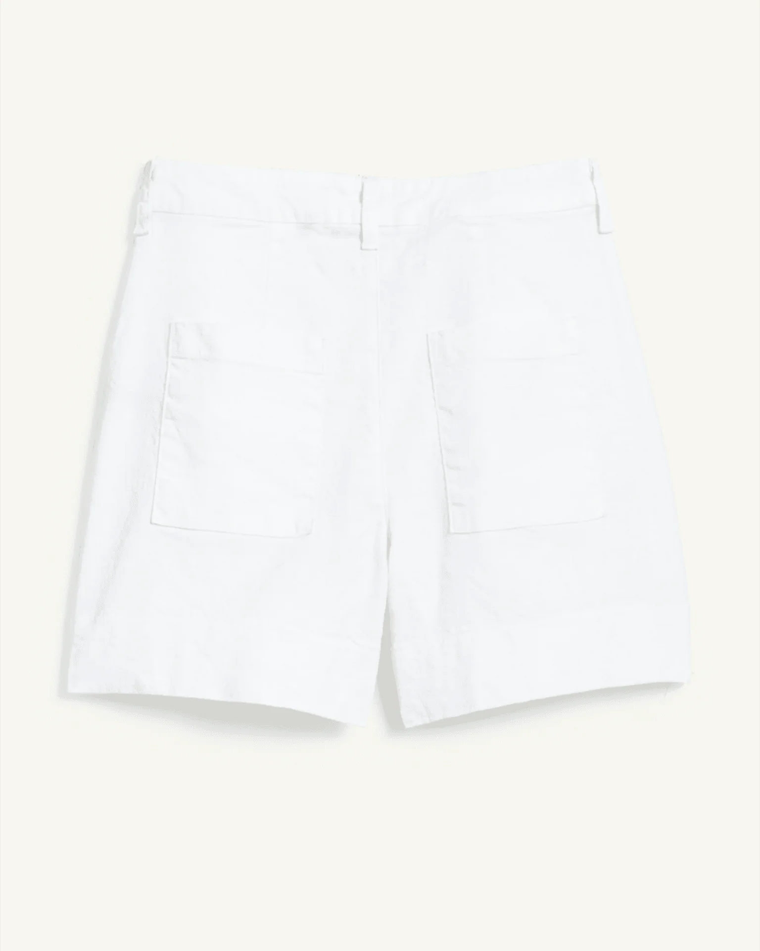 Waterford Walking Short in White Performance Linen - Image 5