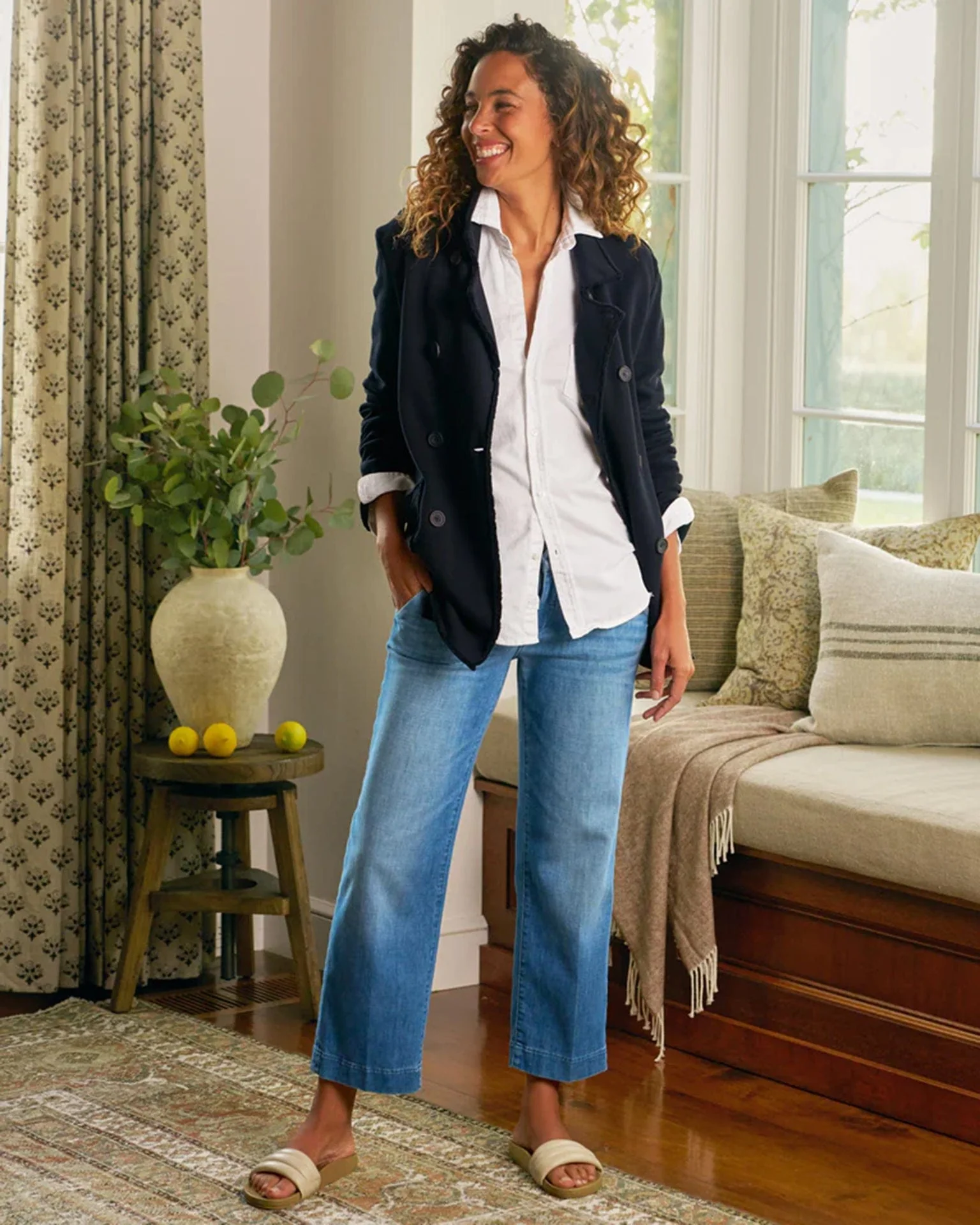 Westport Wide Leg Chino in 1968 Light Wash - Image 2