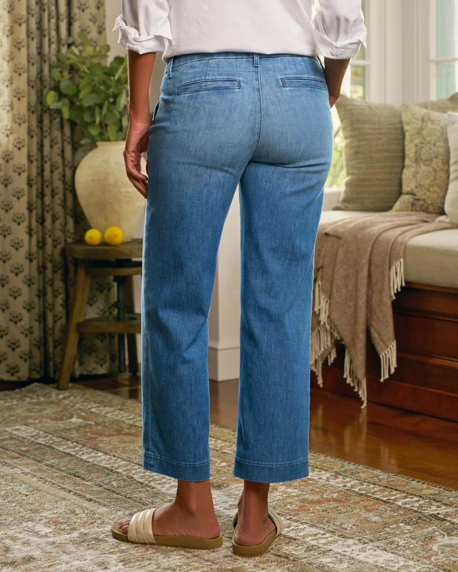 Westport Wide Leg Chino in 1968 Light Wash - Image 5