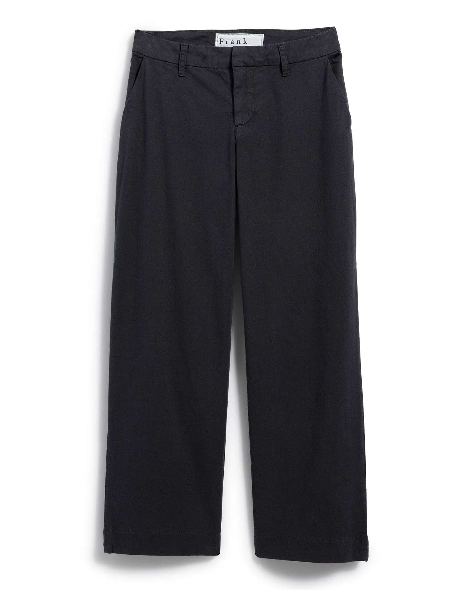 Westport Wide Leg Chino in Washed Black - Image 5