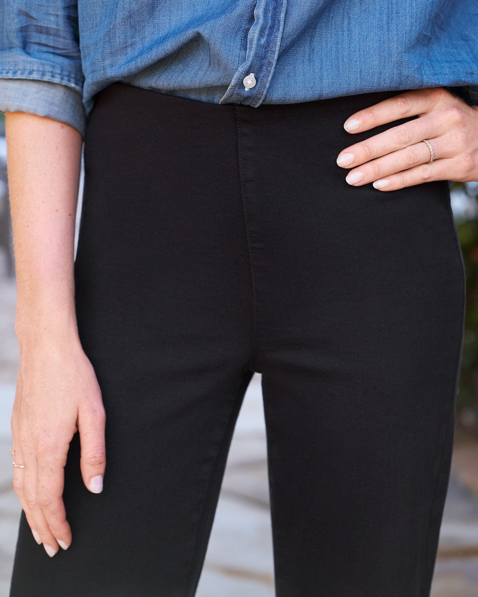 Westport Wide Leg Illusion in Black - Image 3