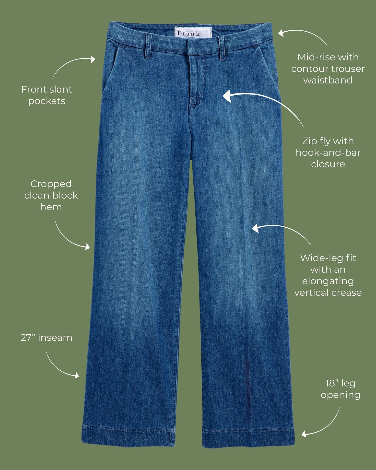 Westport Wide Leg in 1984 Washed Blue Wash - Image 4
