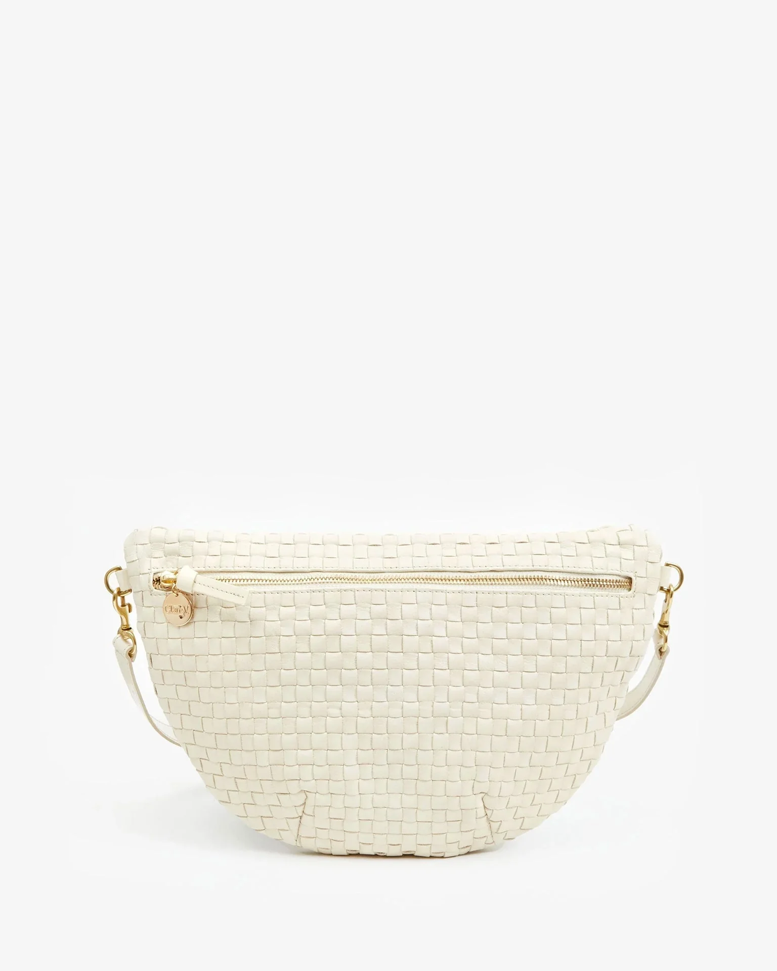 Woven Checker Grande Fanny in Cream