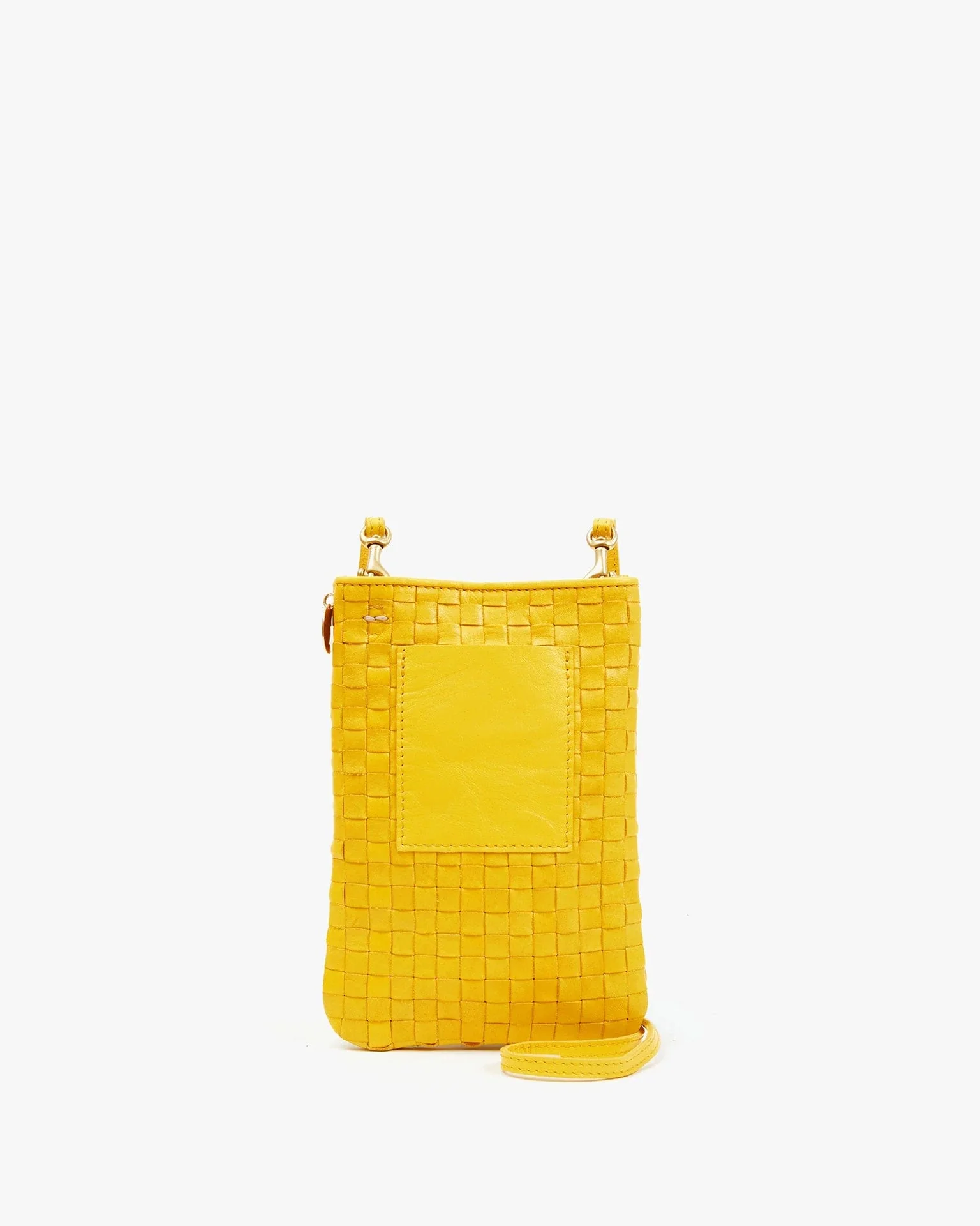 Woven Checker Poche in Snapdragon