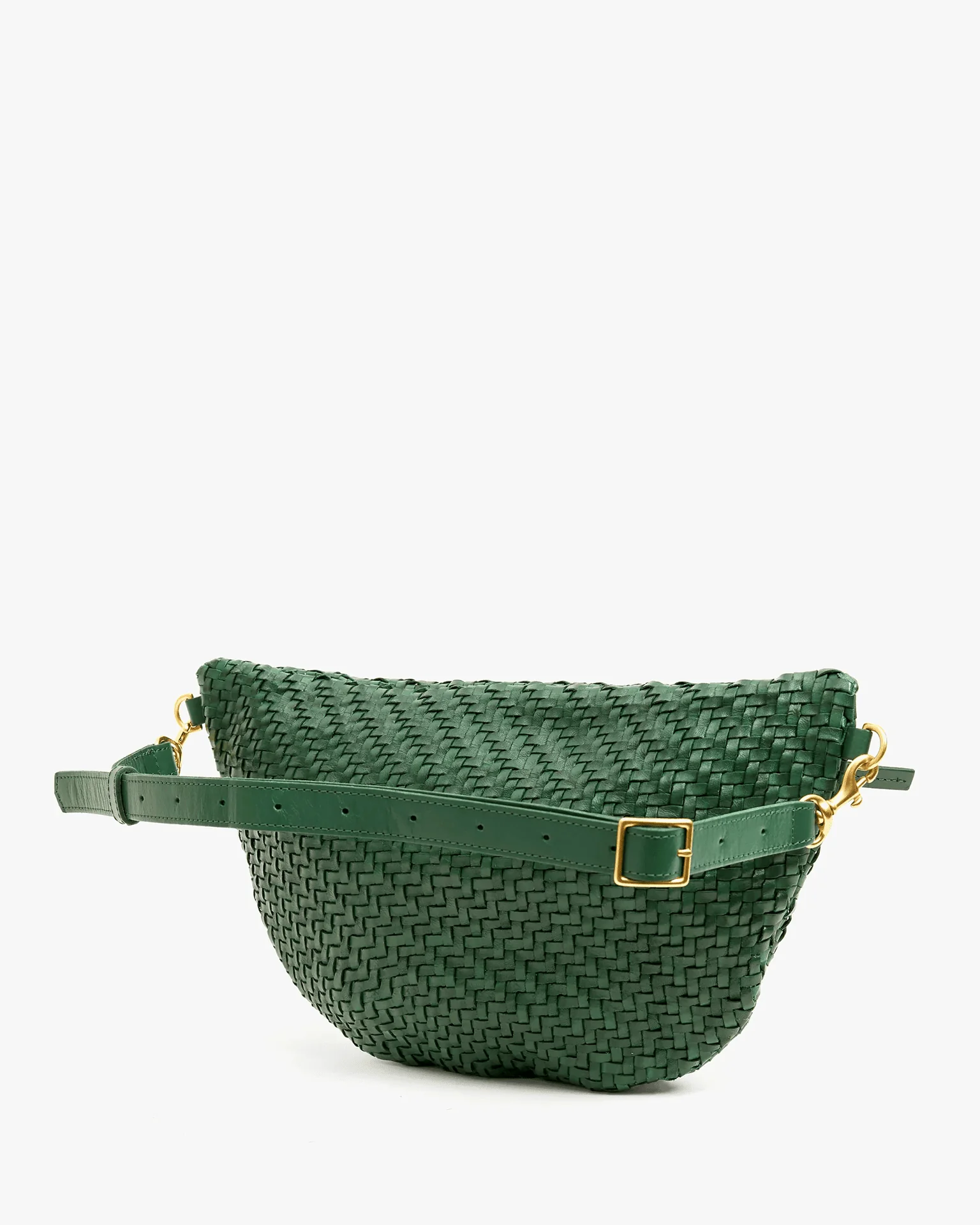 Woven Zig-Zag Grande Fanny in Evergreen - Image 4