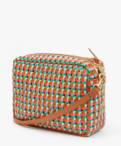 Clare V Marisol Woven Leather Crossbody Bag Assorted